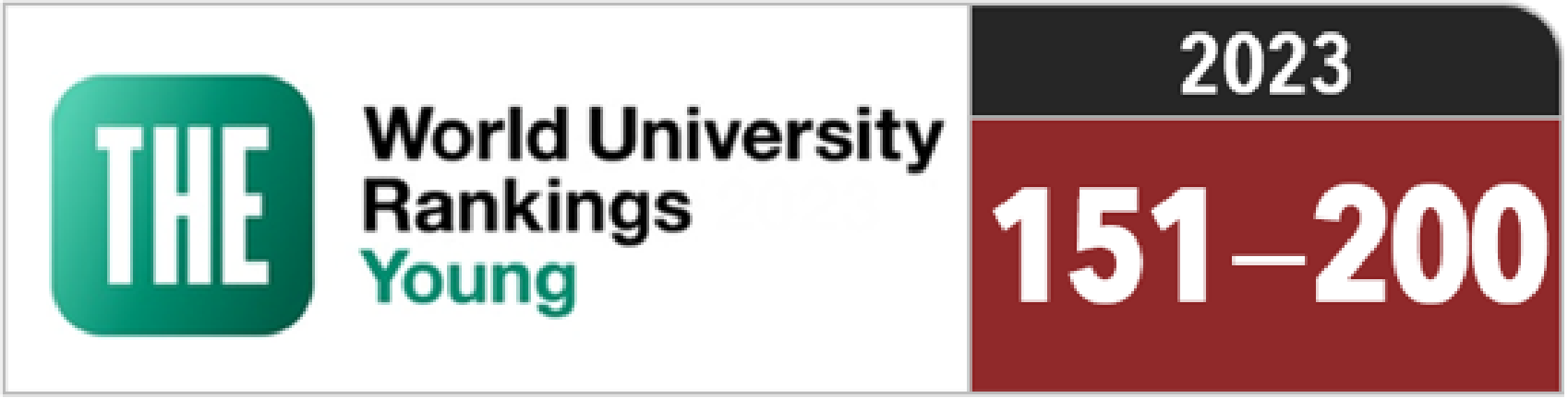 La URV se situa en el grup 151-200 del World University Rankings d'universitats joves